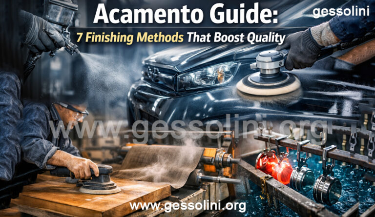 Acamento Guide: 7 Finishing Methods That Boost Quality